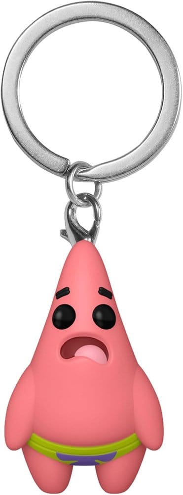 SpongeBob SquarePants POP! Portachiavi in Vinile 4 cm - Patrick con Wedgie - Espositore da 12 pezzi - Funko