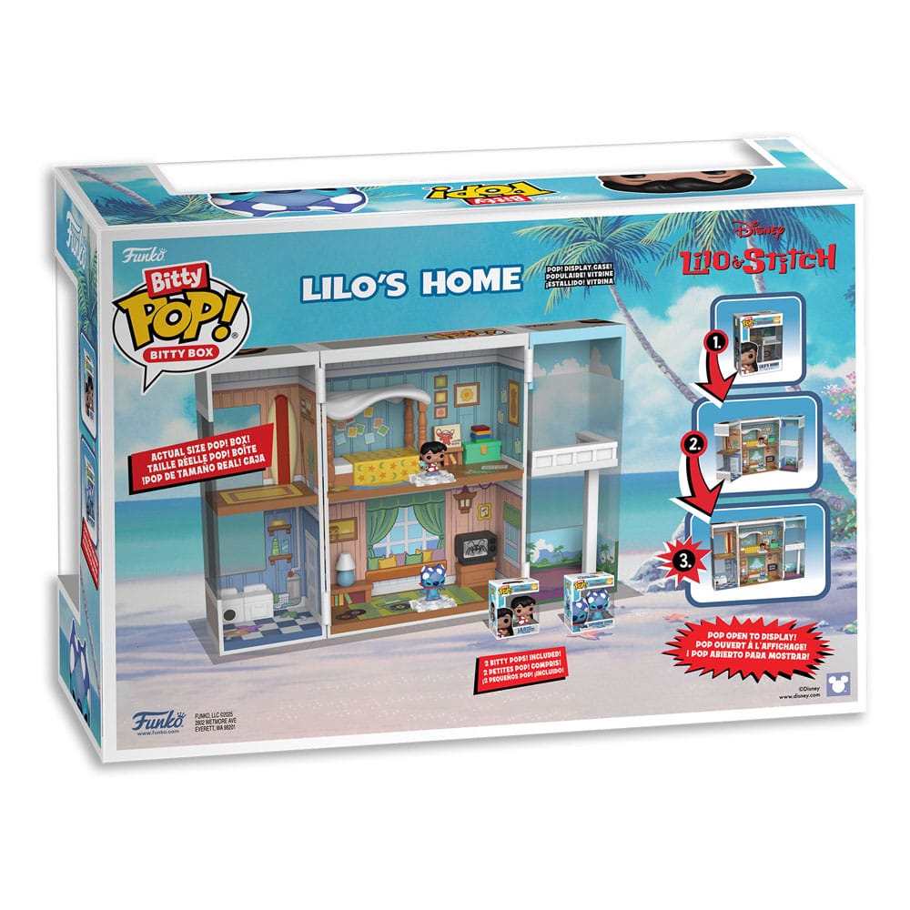 Lilo & Stitch Bitty POP! Bitty Box Lilo's Home - Espositore in acrilico Funko