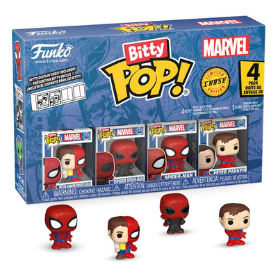Spider-Man Bitty POP! Mini Figure in Vinile 4 Pezzi Serie 4 - Funko