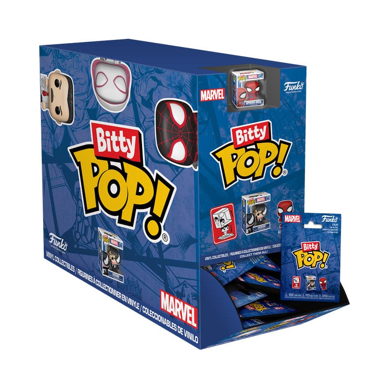 Spider-Man Bitty POP! Figure in Vinile, Display da 32 Pezzi 2,5 cm - Funko