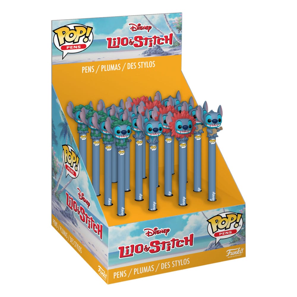 Lilo & Stitch Penne con Topper POP! Homewares Funko, Display da 16 Pezzi