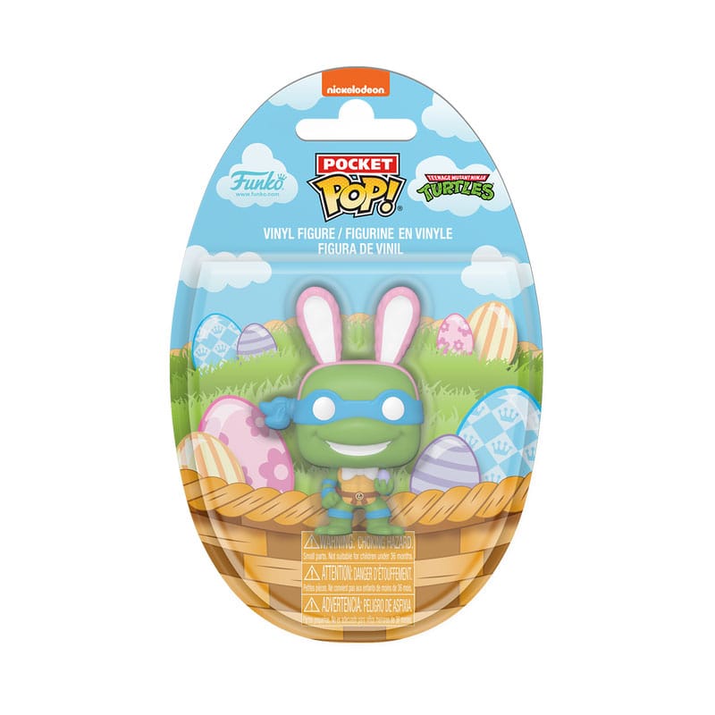 Tartarughe Ninja Pocket POP! Easter Leonardo 4 cm Display (16) - Funko