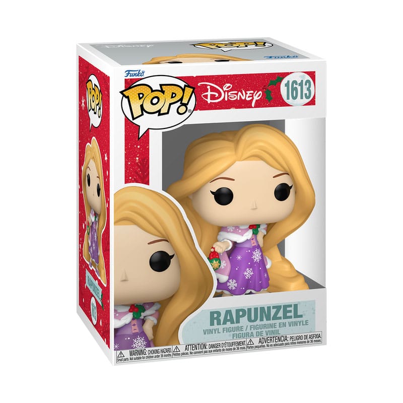 Funko POP! Disney Princess Holiday Rapunzel - Figura in Vinile 9 cm