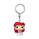 Disney Princess POP! Portachiavi in Vinile 4 cm - Holiday Ariel - Espositore da 12 Pezzi Funko