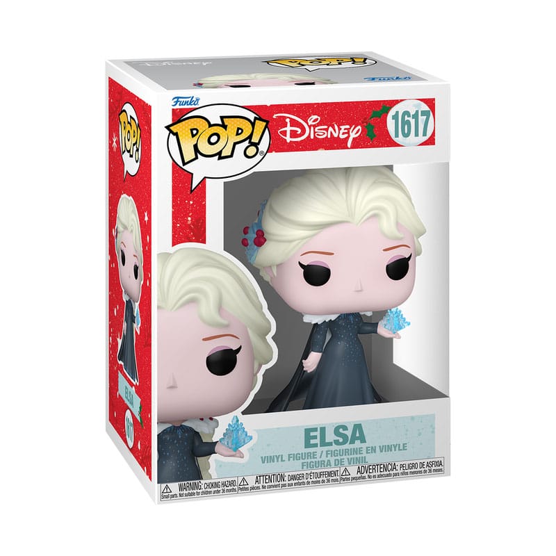 Funko POP! Disney Princess Holiday Elsa - Figura in Vinile 9 cm
