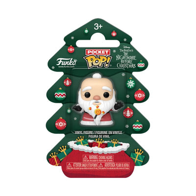 Nightmare Before Christmas Holiday 2025 Pocket POP! Portachiavi in Vinile, Set da 4, 4 cm - Funko
