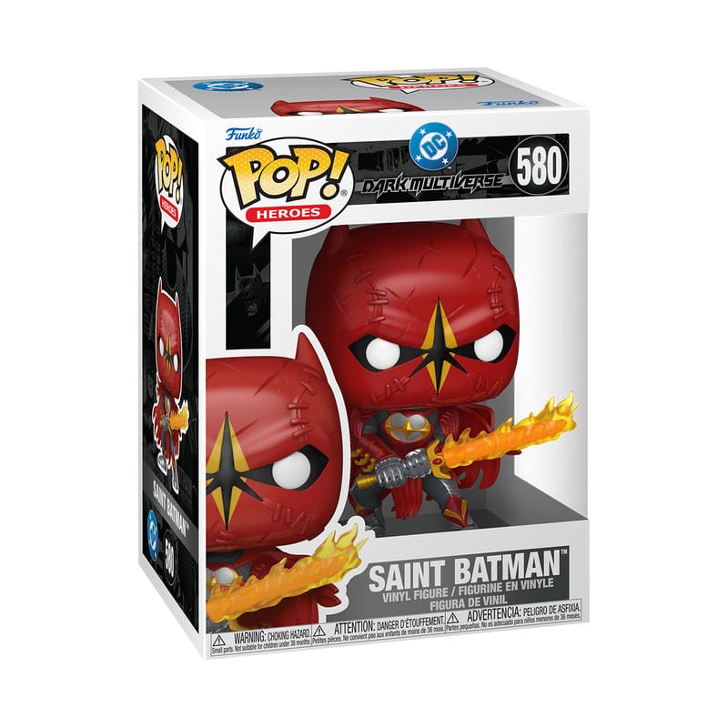 Funko POP! Heroes: DC Dark Multiverse - Saint Batman, Figura in Vinile 9 cm