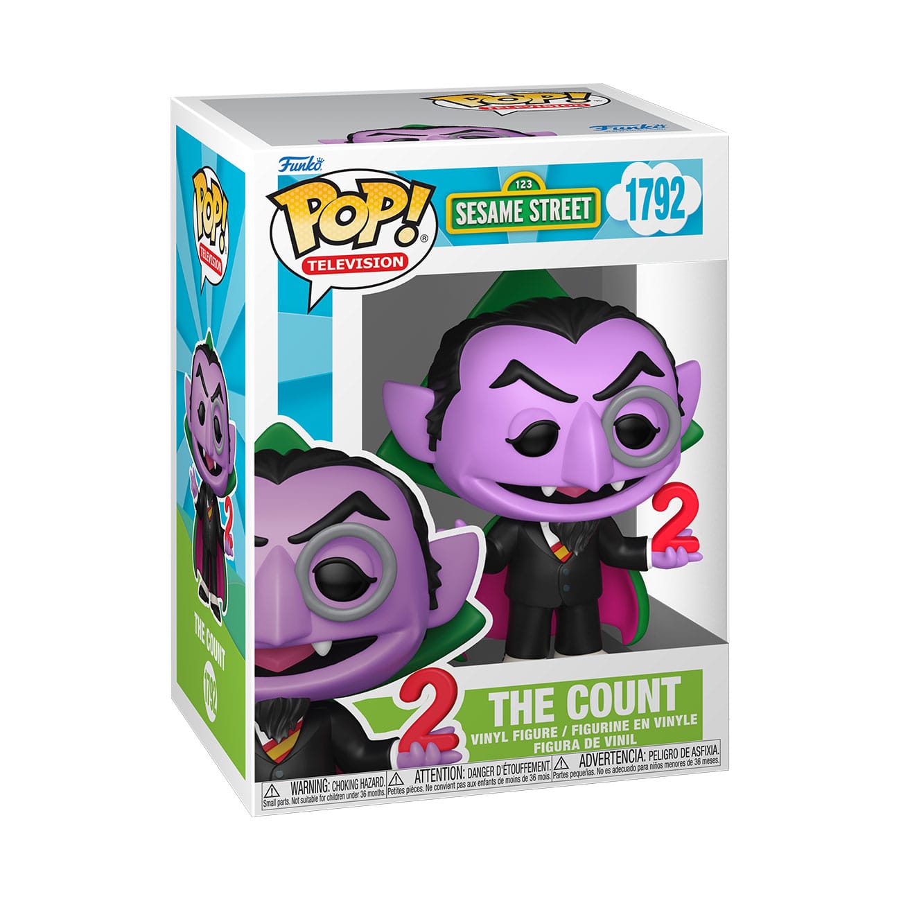 Sesame Street POP! TV Figura in Vinile The Count 9 cm - Funko