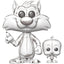 Funko POP! & Buddy Sylvester e Tweety - Figura in vinile Looney Tunes 9 cm