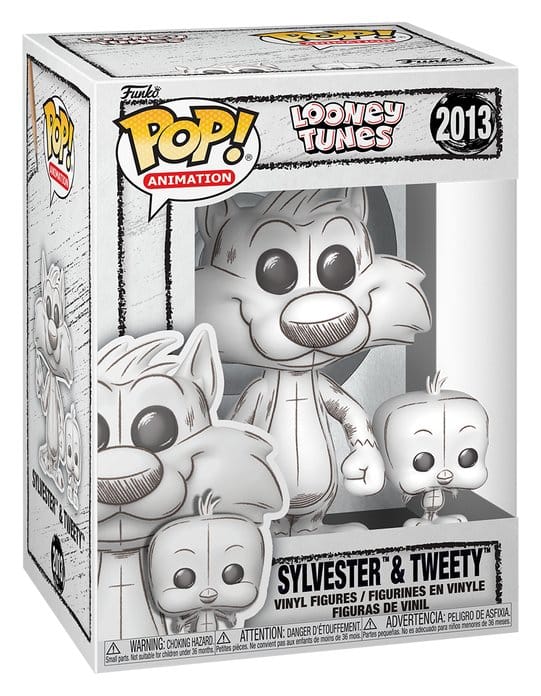 Funko POP! & Buddy Sylvester e Tweety - Figura in vinile Looney Tunes 9 cm