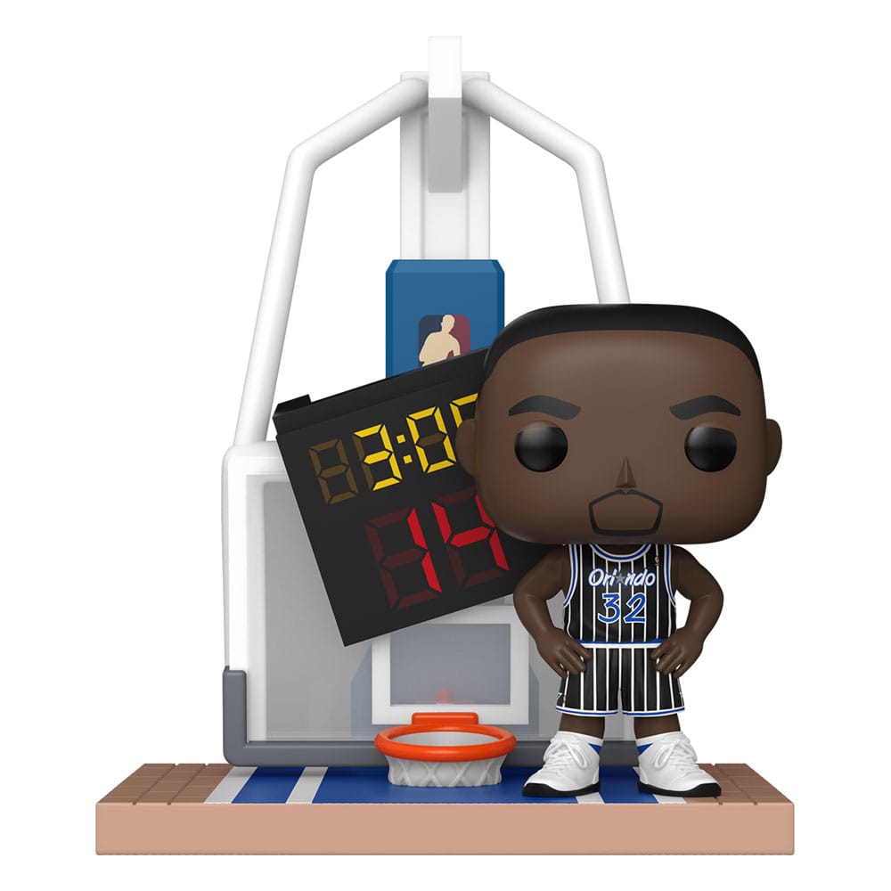 Funko POP! NBA Legends Deluxe Figura in Vinile Shaq con Canestro 16 cm