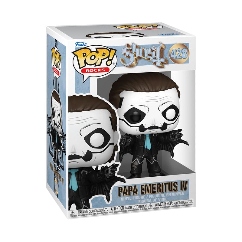 Ghost Band POP! Rocks Figura in Vinile Papa Emeritus IV (Outfit Pipistrello) (Glitter) 9 cm - Funko