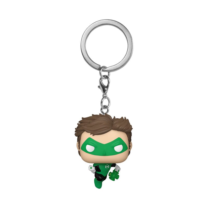 DC Comics POP! Portachiavi in Vinile 4 cm New Classics - Green Lantern, Espositore da 12 pezzi - Funko