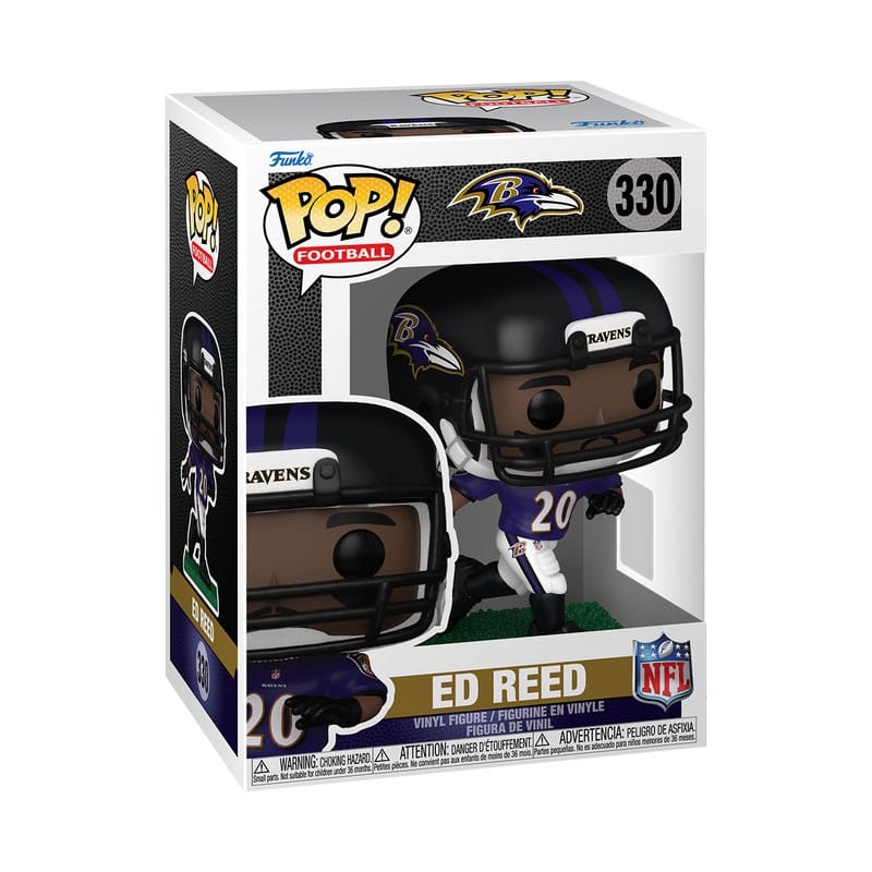 Funko POP! Sports: NFL Legends - Ed Reed (Ravens) Figura in Vinile 9 cm