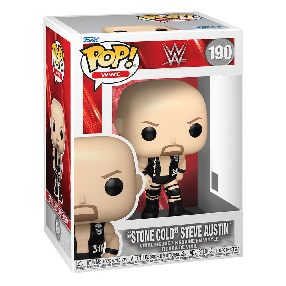 WWE POP! Figura in vinile "Stone Cold" Steve Austin 9 cm - Funko