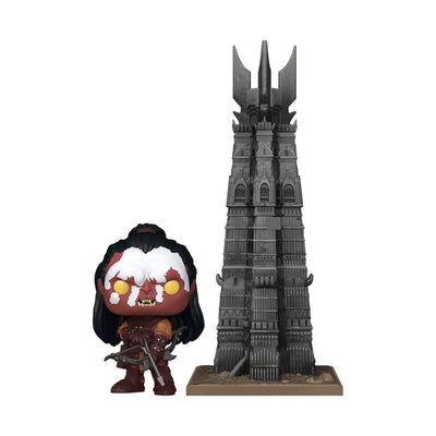 Funko POP! Town Il Signore degli Anelli Lurtz con Torre - Figura in vinile 9 cm