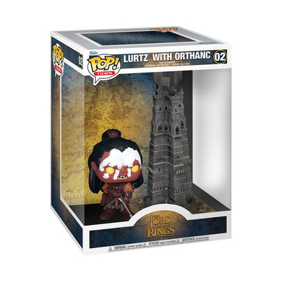 Funko POP! Town Il Signore degli Anelli Lurtz con Torre - Figura in vinile 9 cm