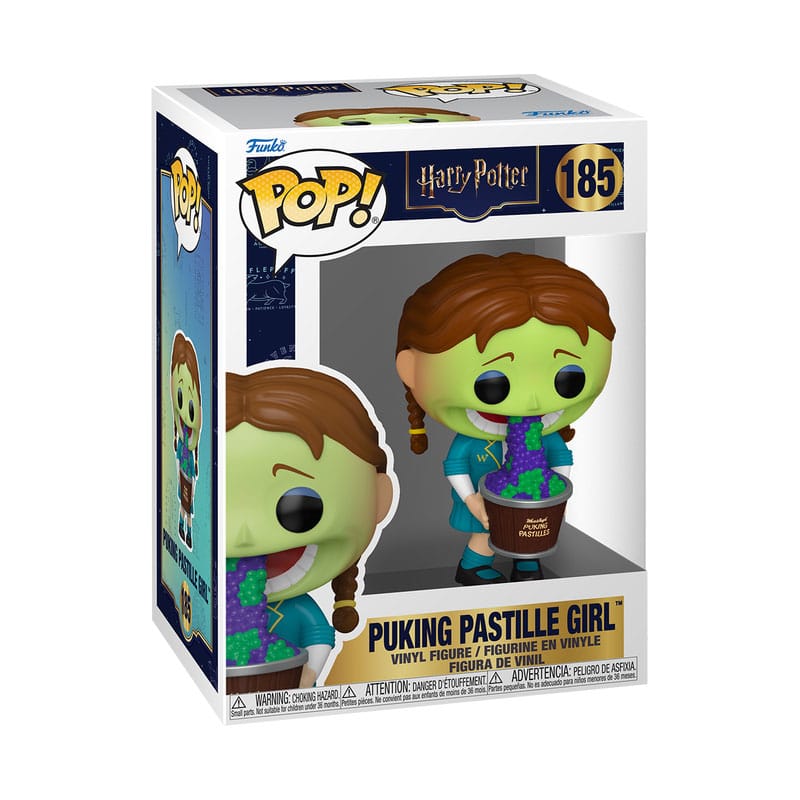 Harry Potter POP! Holiday Figura in Vinile Puking Pastille Girl 9 cm - Funko