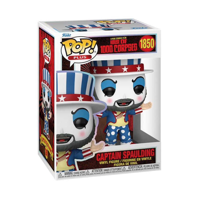 Funko POP! Plus Capt. Spaulding - House of 1000 Corpses, figura in vinile 9 cm