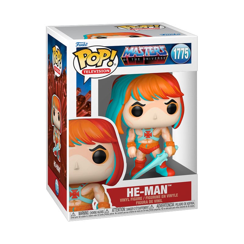 Masters of the Universe POP! Television Figura in Vinile He-Man (Comic Deco) 9 cm - Funko