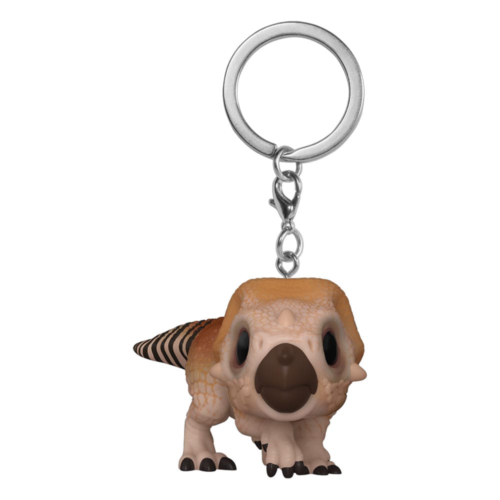 Jurassic World Rebirth Pocket POP! Portachiavi in Vinile Aquilops 4 cm - Display da 12 pezzi Funko