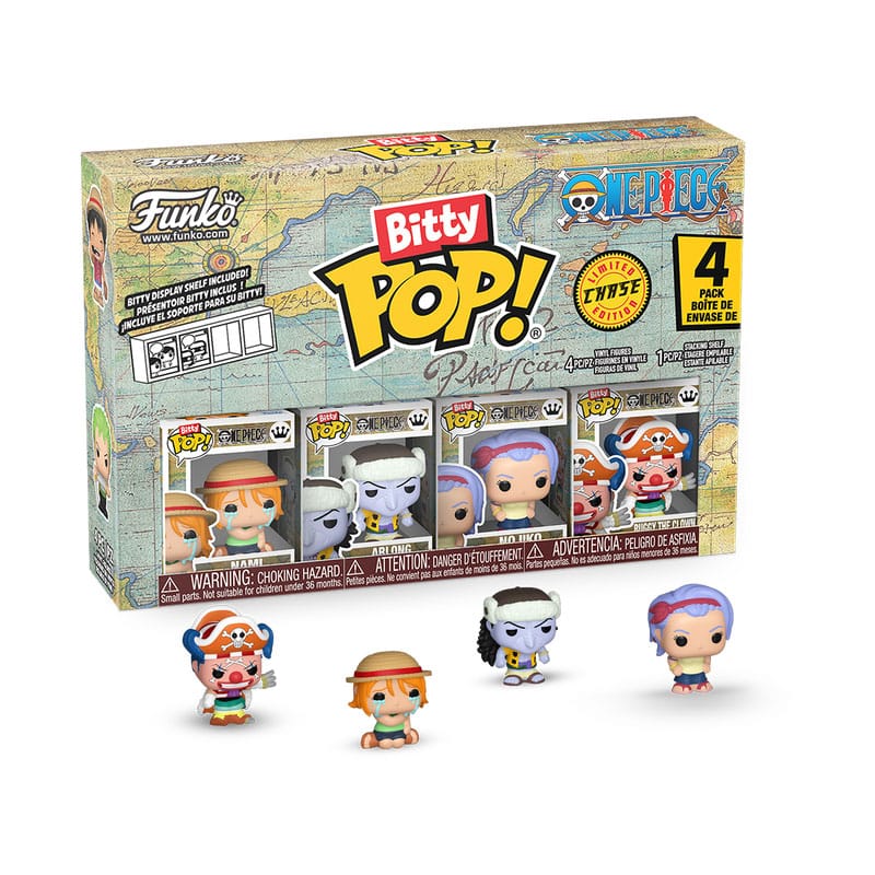 One Piece Bitty POP! Mini Figure in Vinile 4 Pezzi Nami 2,5 cm - Funko