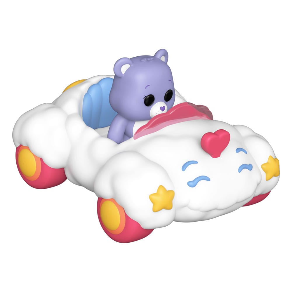 Care Bears Bitty POP! Rides - Figurina in vinile Share Bear e Cloud Mobile, Funko