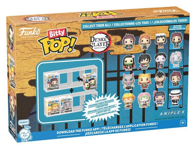 Demon Slayer: Kimetsu no Yaiba Bitty POP! 4-Pack Tanjiro - Miniature in Vinile Funko 2,3 cm