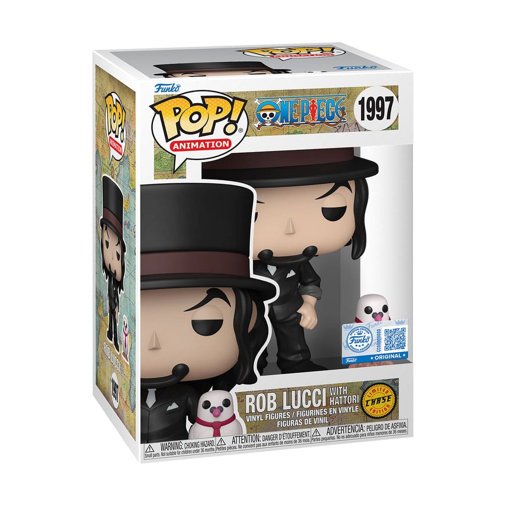 One Piece POP! & Buddy Rob Lucci con Hattori - Assortimento 6 figure in vinile con Chase - Funko