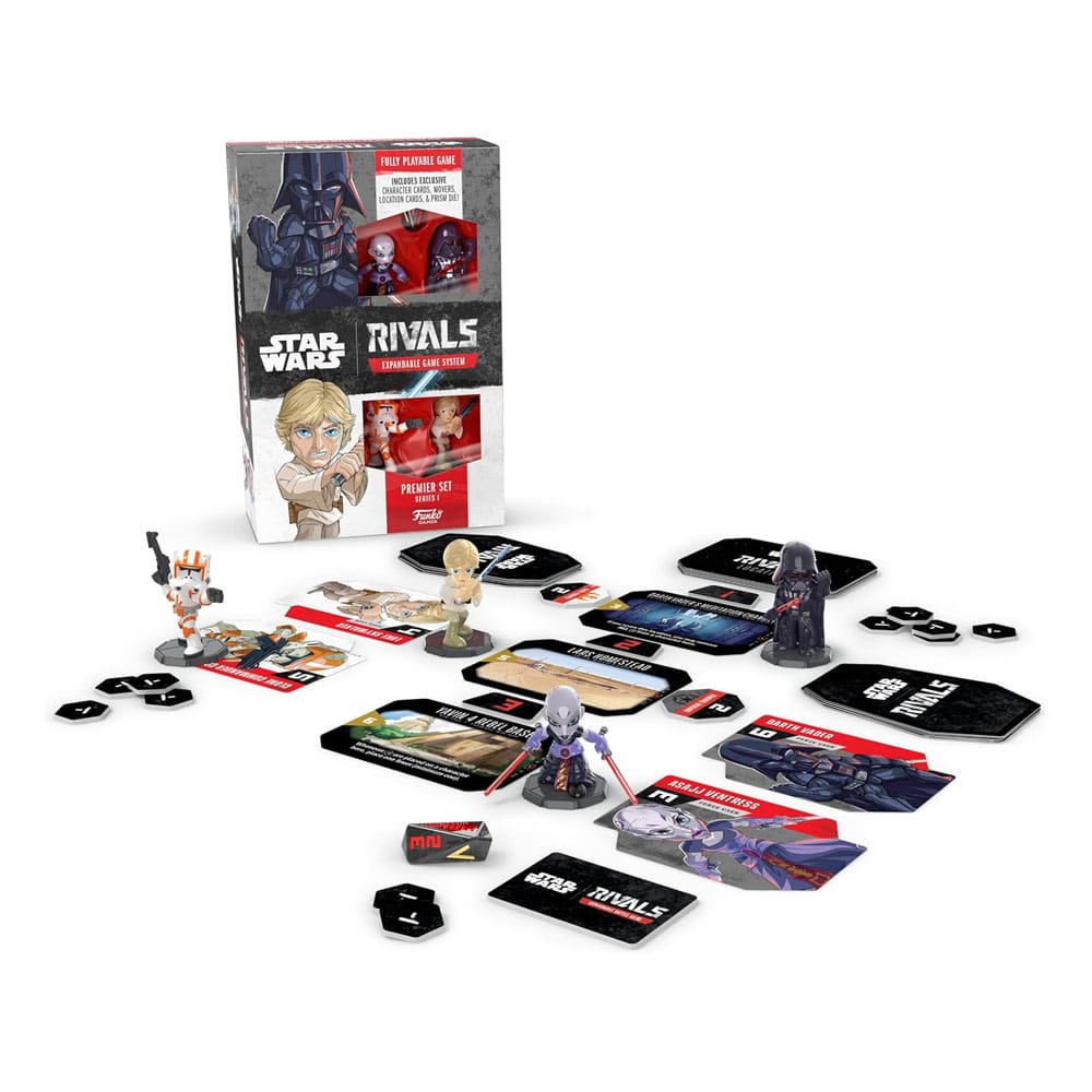 Star Wars Rivals Premier Set Serie 1 – Gioco da Tavolo in Tedesco, Funko