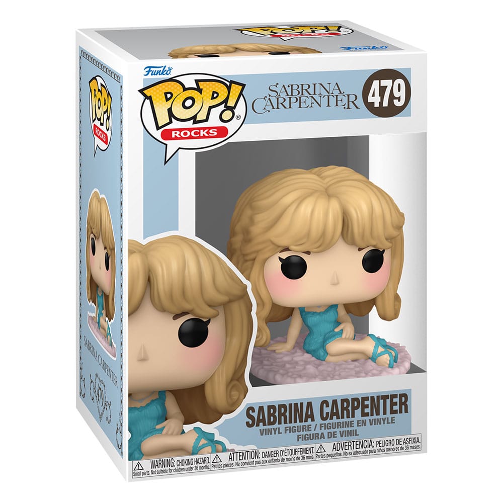Sabrina Carpenter POP! Rocks Figure in Vinile Sabrina in Night Gown 9 cm Funko