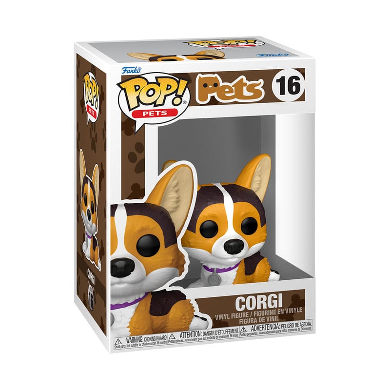 Funko Legacy POP! Pets Corgi – Figura in vinile da collezione, 9 cm