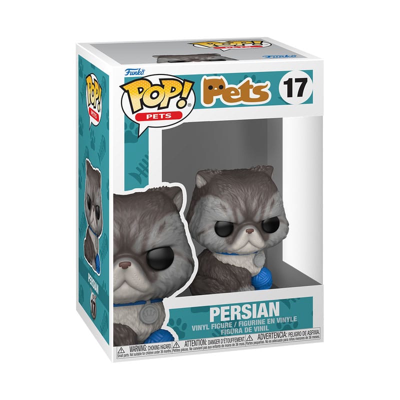 Funko Legacy POP! Pets - Gatto Persiano, Figura in Vinile 9 cm