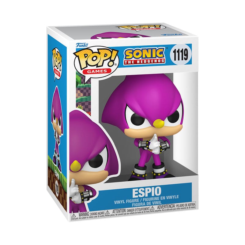 Sonic the Hedgehog POP! Games Figura in Vinile Espio il Camaleonte 9 cm