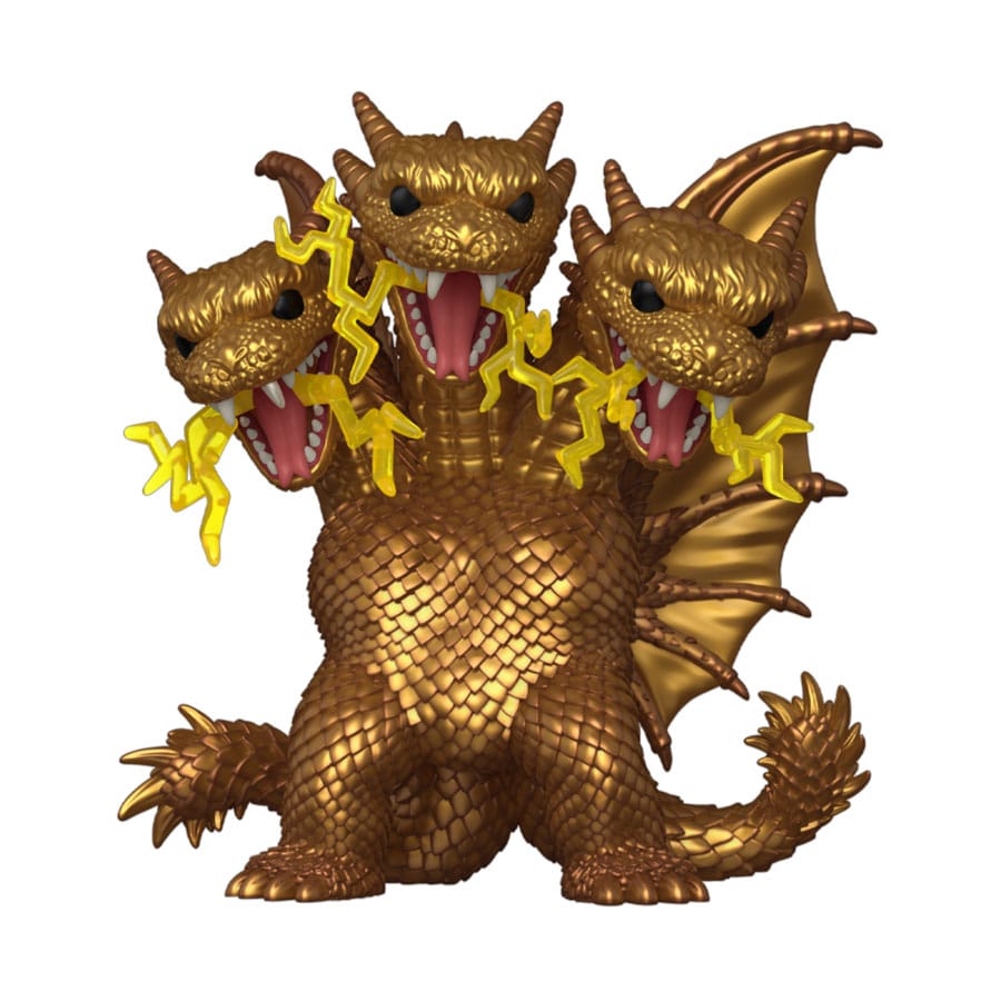 Godzilla Super Sized POP! Movies Figura in Vinile King Ghidora (Electric) 15 cm - Funko