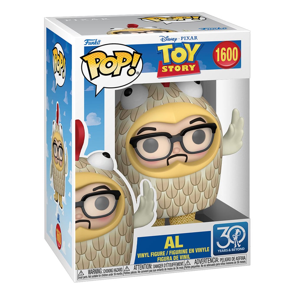 Toy Story POP! Disney Figura in Vinile Al (Costume da Pollo) 30° Anniversario 9 cm - Funko
