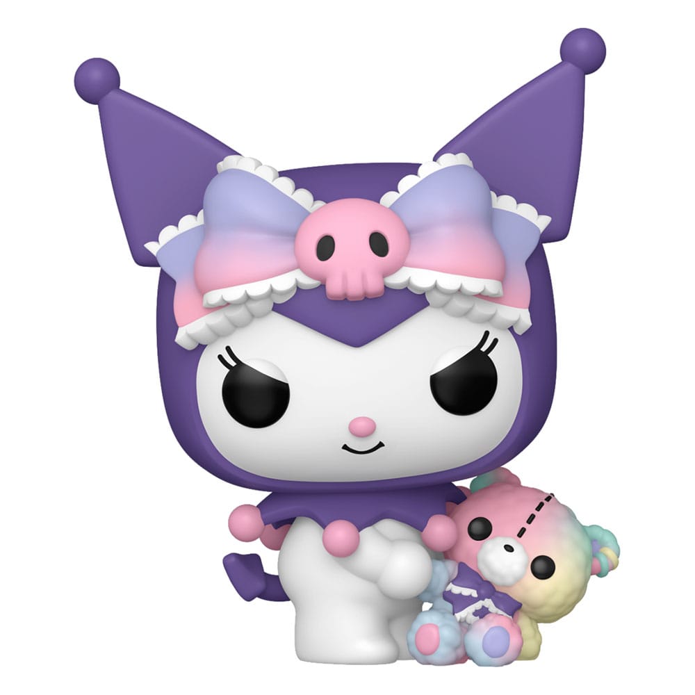 Sanrio POP!&Buddy Kuromi con Orso, Figura in Vinile 9 cm - Funko