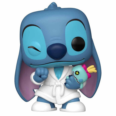 Lilo & Stitch POP! Figura in vinile Stitch in vestaglia 9 cm - Funko