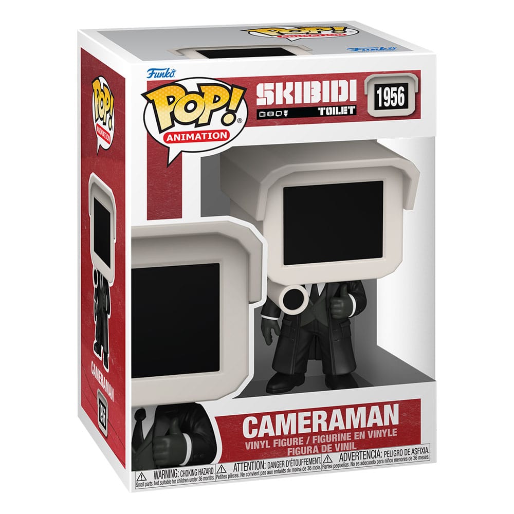 Funko POP! Rocks Skibidi Toilet Cameraman - Figura in Vinile 9 cm