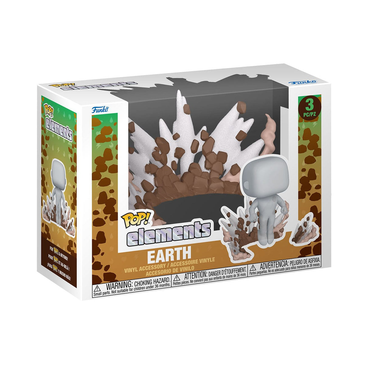 Funko POP! Earth Nooks - Figurina in vinile Dirt/Rock 5 cm