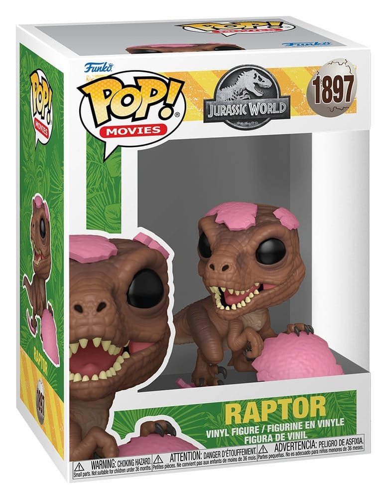Jurassic Park POP! Movies Figura in Vinile Raptor 9 cm - Funko