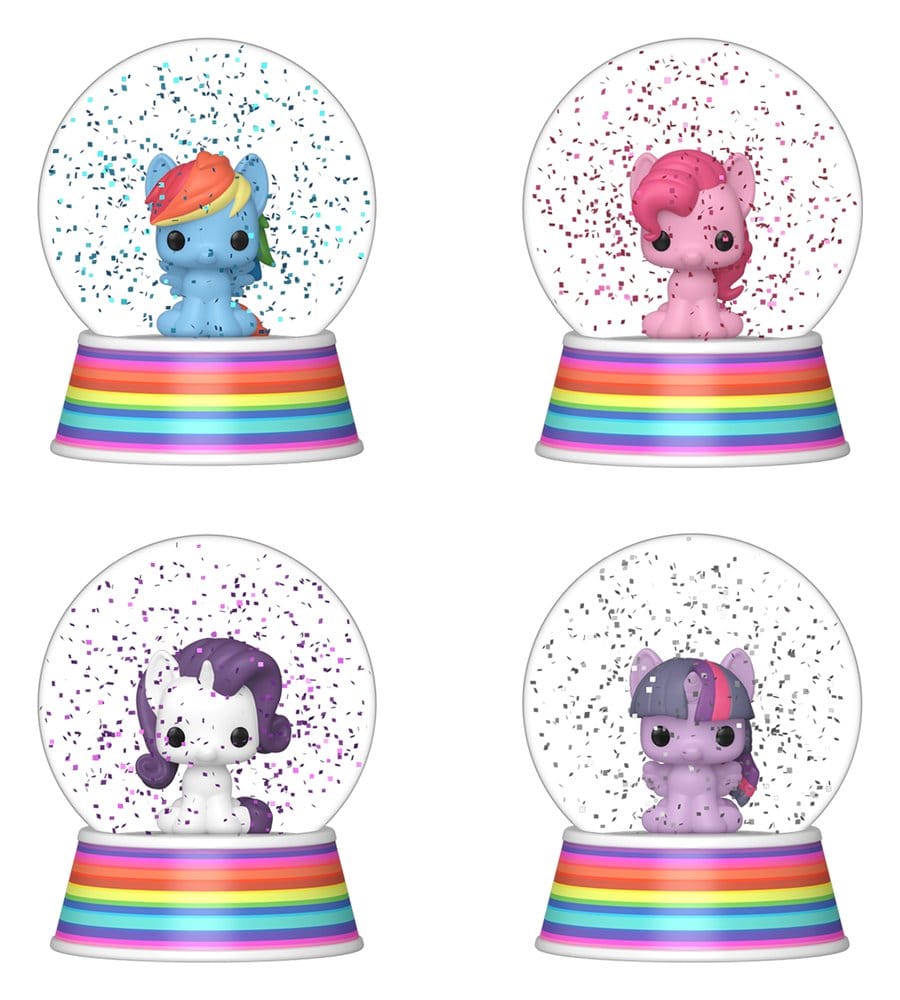 My Little Pony Mystery Minis Palle di Neve in Buste Cieche da 5 cm - Display da 12 Pezzi Funko
