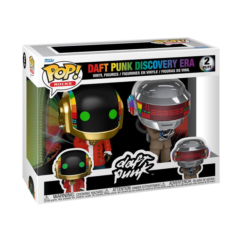 Daft Punk POP! Rocks Discovery Confezione da 2 Figure in Vinile 9 cm Funko
