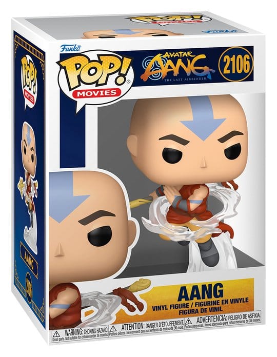Aang Avatar: The Last Airbender Lost Realm POP! Animation Figure in Vinile 9 cm Funko