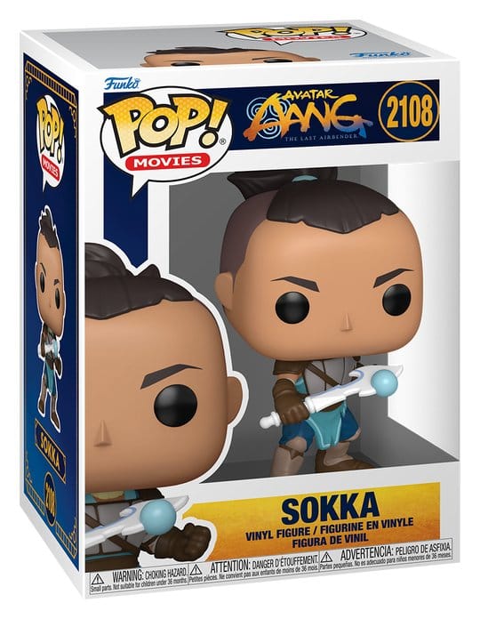 Funko POP! Animation Avatar: The Last Airbender Sokka Figura in Vinile 9 cm