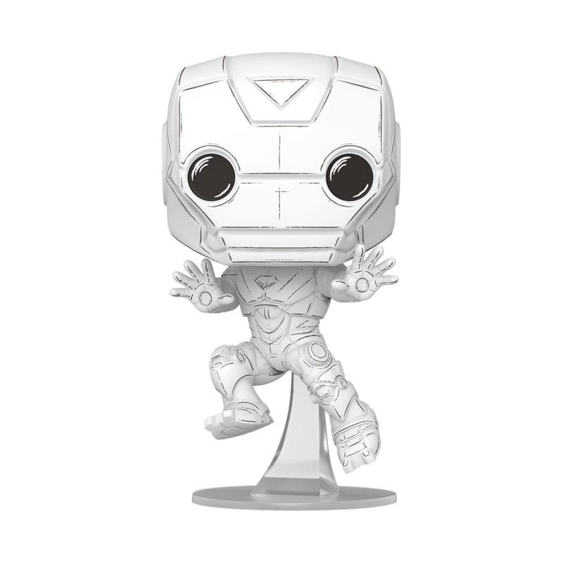 Marvel POP! Figura in Vinile Sketched - Iron Man 9 cm - Funko
