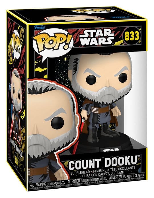Star Wars: May the Fourth POP! Figura in vinile Count Dooku (Retro) 9 cm - Funko