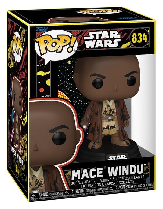Star Wars: Mandalorian & Grogu - Mace Windu (Retro) Funko POP! Figura in vinile 9 cm