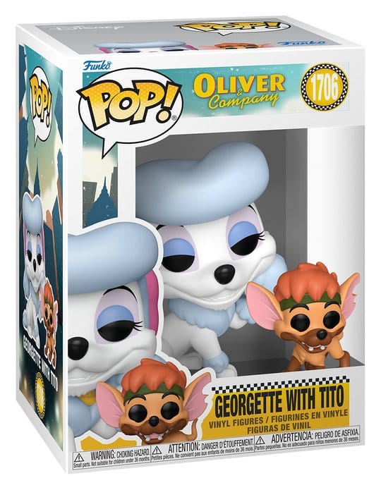 Funko POP! & Buddy Oliver & Co. Georgette con Tito - Figura in vinile 9 cm