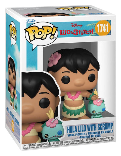 Lilo & Stitch POP! Figura in vinile Hula Lilo con Scrump 9 cm - Funko